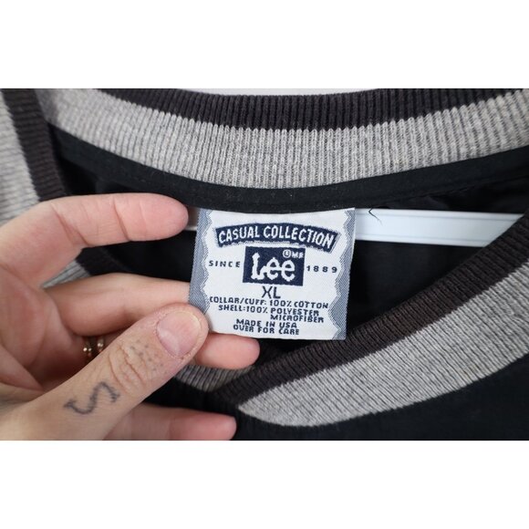 Vintage 90s Mens XL Spell Out Miller Genuine Draft Beer Windbreaker Jacket USA - Picture 5 of 12